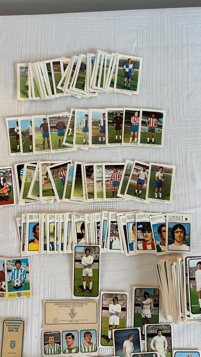 350 Cromos Fútbol Colección 1970-1974