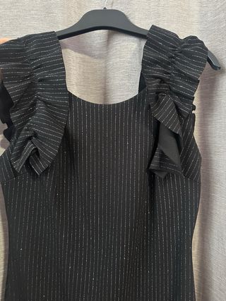 Vestido negro con brillos