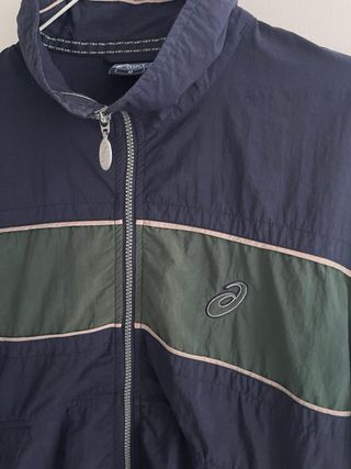 Chaqueta cortavientos Asics Vintage Talla M