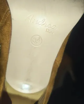 Botas altas marrones talla 39 Andrea Ortiz