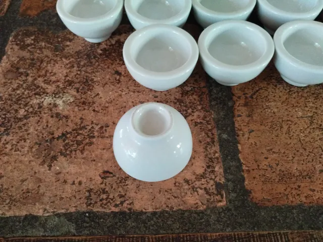 Mini cuencos de porcelana blanca (Set de 19)