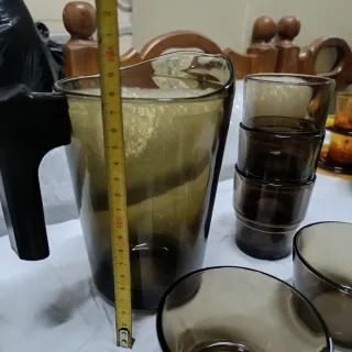 Juego de Vasos, Tazas, Cuencos y Jarra Verecco