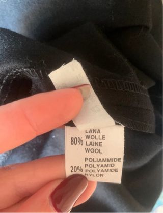 Mini abito vintage lana