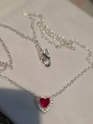 Collar Corazón Plata de Ley