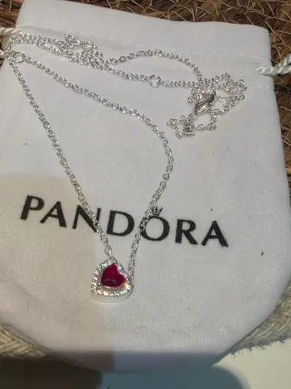 Collar Corazón Plata de Ley