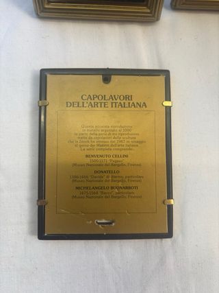 5 Quadri Capolavori dell'Arte Italiana