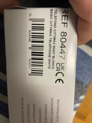 Teléfono Portero Fermax Citymax Blanco