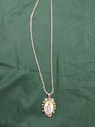 Collana argento madonna