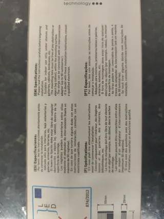 Kit barra led ajustable 35cm, acabado aluminio