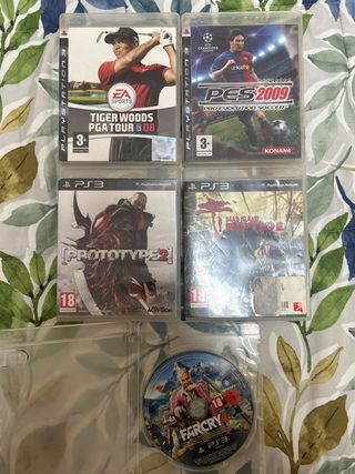 Lote Juegos PS3: PES 2009, Prototype 2, Far Cry 4