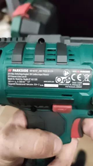 Pistola de impacto Parkside