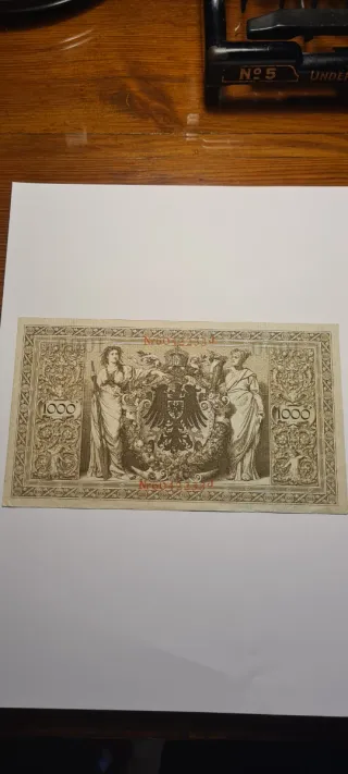 Billete 1000 Marcos Alemanes 1910