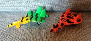 Lotto 2 aerei in metallo vintage Matchbox ??? 8 cm