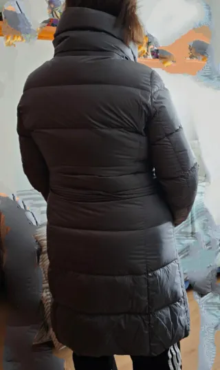 Plumífero Geox Mujer Gris