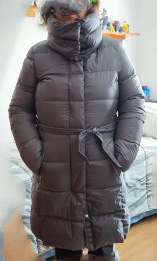 Plumífero Geox Mujer Gris