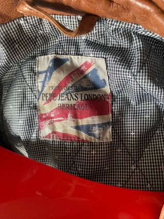chaqueta de cuero autentico Pepe Jeans