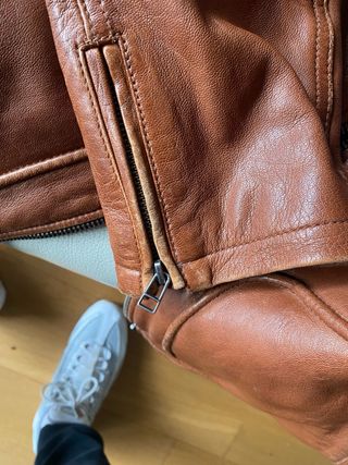 chaqueta de cuero autentico Pepe Jeans