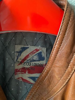 chaqueta de cuero autentico Pepe Jeans
