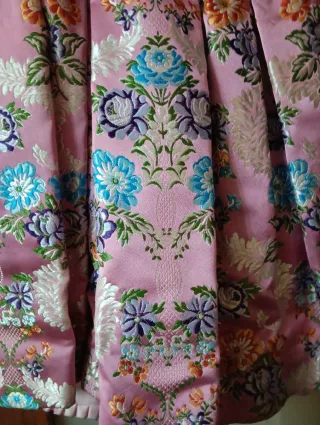 Traje Fallera con Manteletas y Capota