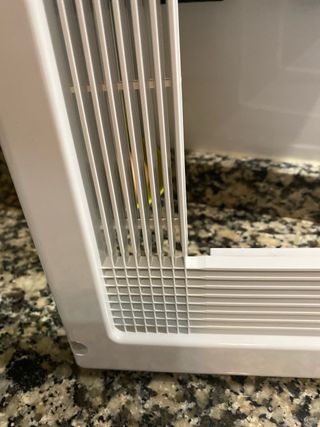 Tapa para microondas blanca