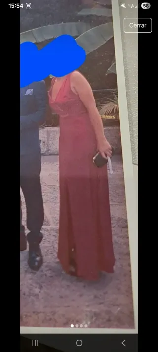 Vestido de fiesta rojo