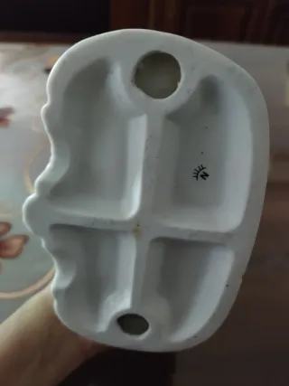 Statua porcellana coppia barocca