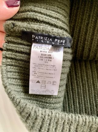 Patrizia Pepe scaldacollo verde oliva