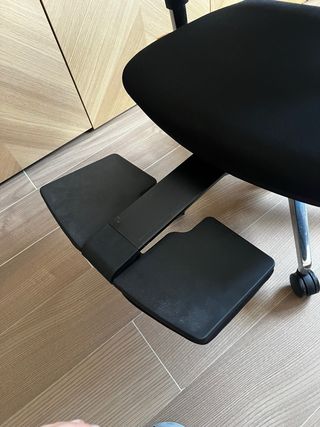 Silla ergonómica de oficina negra
