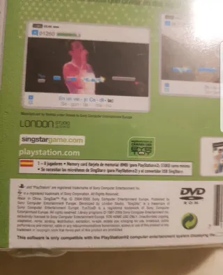 Singstar Pop PS2 con 2 micrófonos
