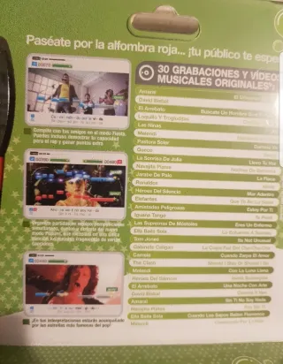 Singstar Pop PS2 con 2 micrófonos