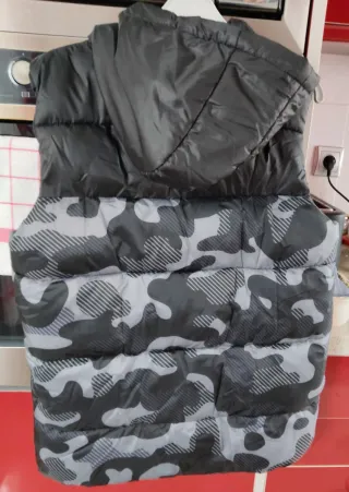 Chaleco acolchado camuflaje caballero