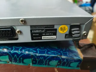 Reproductor DVD/DivX/MP4 Sigmatek XE-300 Pro