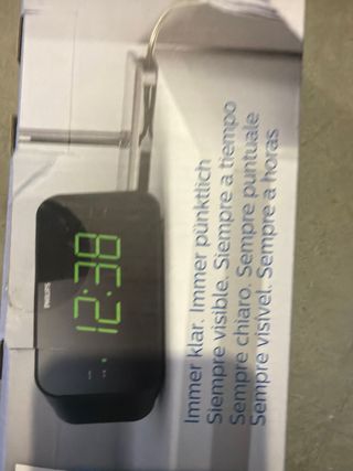 Radio Despertador Philips Negro