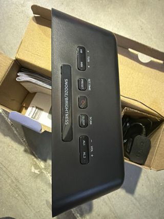 Radio Despertador Philips Negro