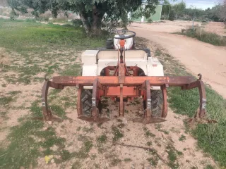 Lote Tractor con cultivador y pulverizador