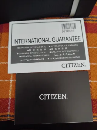 Citizen Tsuyosa Verde Militar nuevo sin estrenar