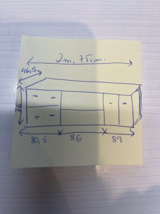 Mueble de oficina madera y metal