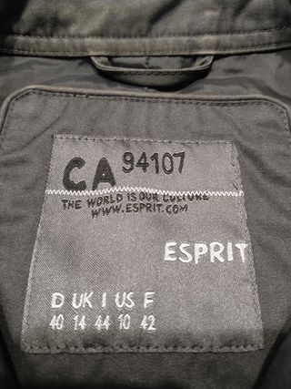 Chaqueta abrigo Esprit Hombre invierno