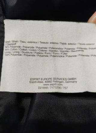 Chaqueta abrigo Esprit Hombre invierno