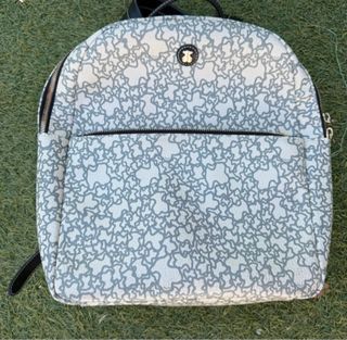 Mochila Tous gris y blanca