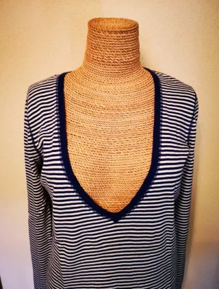 Jersey Polo Ralph Lauren Rayas Azul Blanco