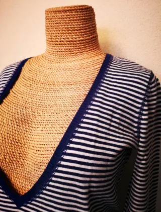 Jersey Polo Ralph Lauren Rayas Azul Blanco