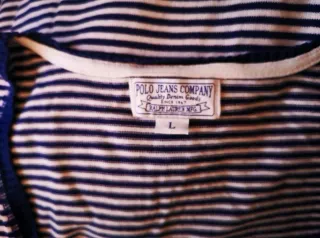 Jersey Polo Ralph Lauren Rayas Azul Blanco