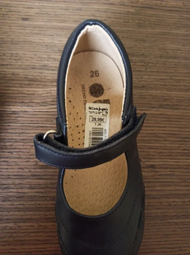 Zapato escolar niña piel Talla 26