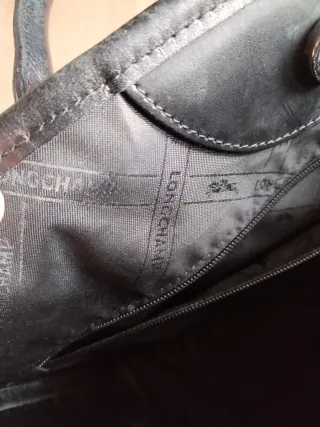 Mala de mão Longchamp Preta