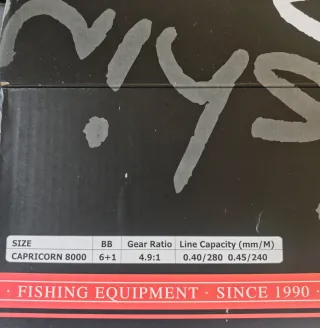 Carrete de pesca Hart Capricorn 8000