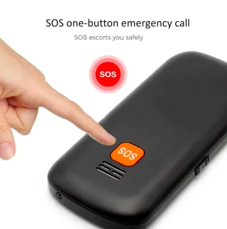 Teléfono Móvil Artfone Negro para Mayores