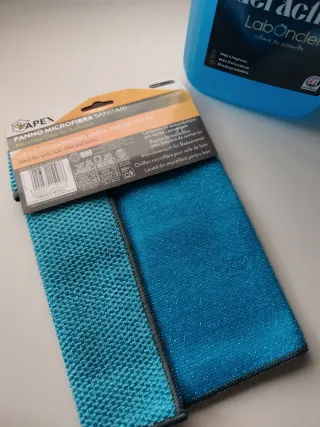 Detergente Gel Activo + Paño Microfibra