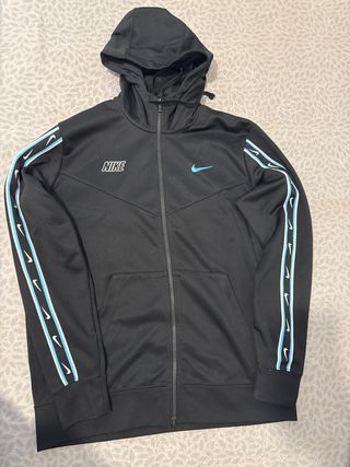 Sudadera Nike Negra y Azul