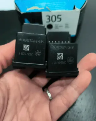 Cartuchos VACÍOS HP 305 negro